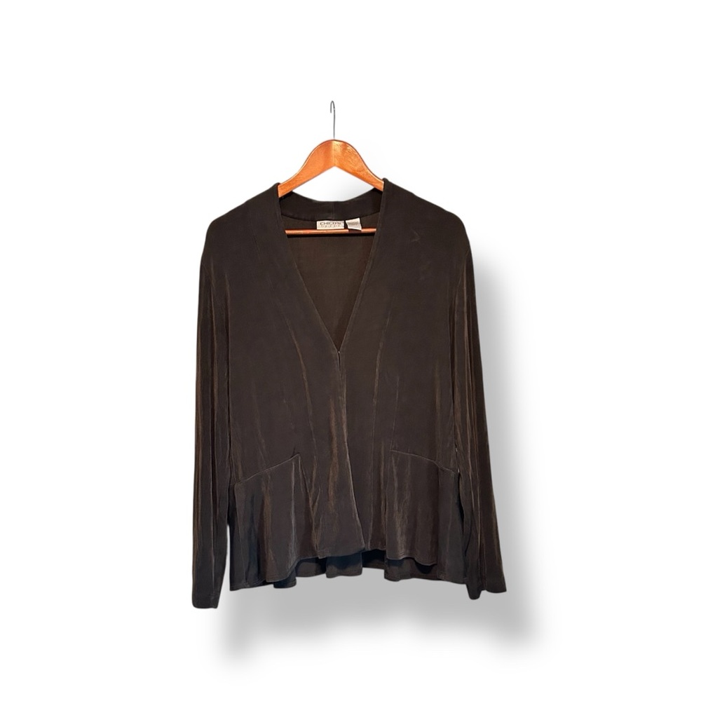 [Chico's] Black Slinky Top Whimsigoth